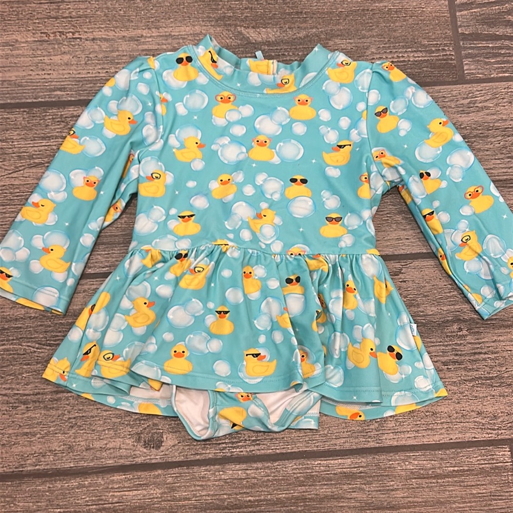 Posh Peanut Long Sleeve Twirl Swimsuit